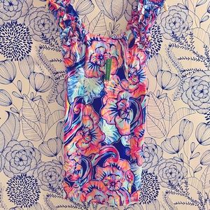 Size 0 NWT Lilly Pulitzer Ruffle Strap Mini Dress